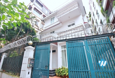 Big yard five bedroom  house in To Ngoc Van street, Tay Ho ward, Ha Noi